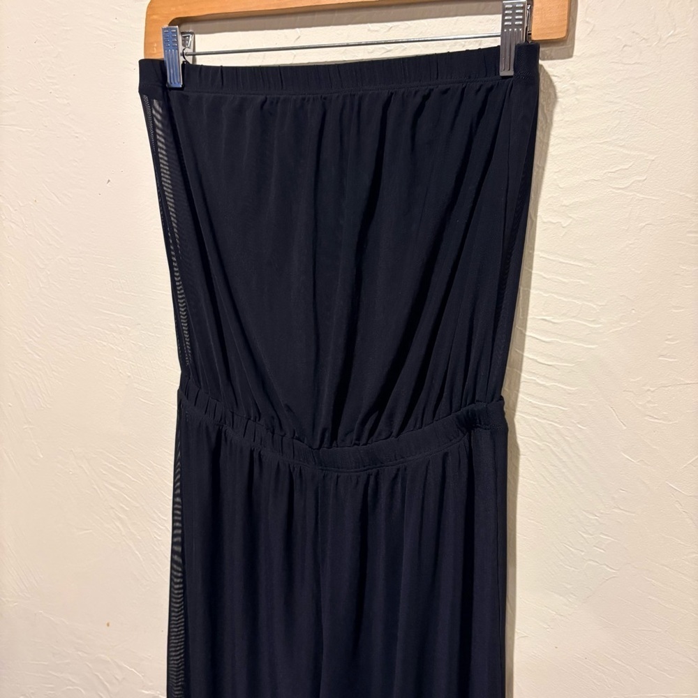 American Apparel Strapless Sheer Jumpsuit